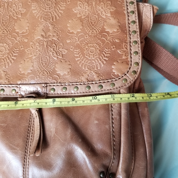 The Sak Leather Floral Embossed Ventura Convertible Backpack main image 14